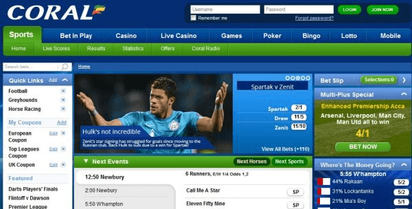 Coral sportsbook review